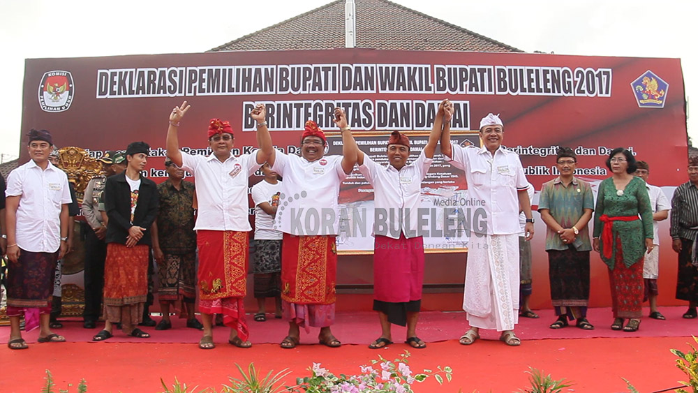 Deklarasi Kampanye Damai Ditandai Pemukulan Gong 15 Kali - Koran Buleleng